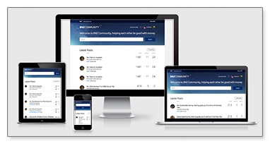 BNZ Community responsive layouts