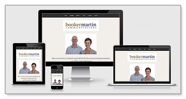 BookerMartin Communications responsive layouts