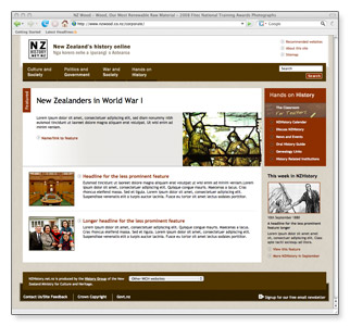 NZHistory - homepage