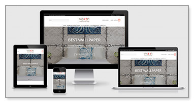 Vision Wallcoverings responsive layouts