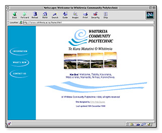 Whitireia Polytechnic - homepage