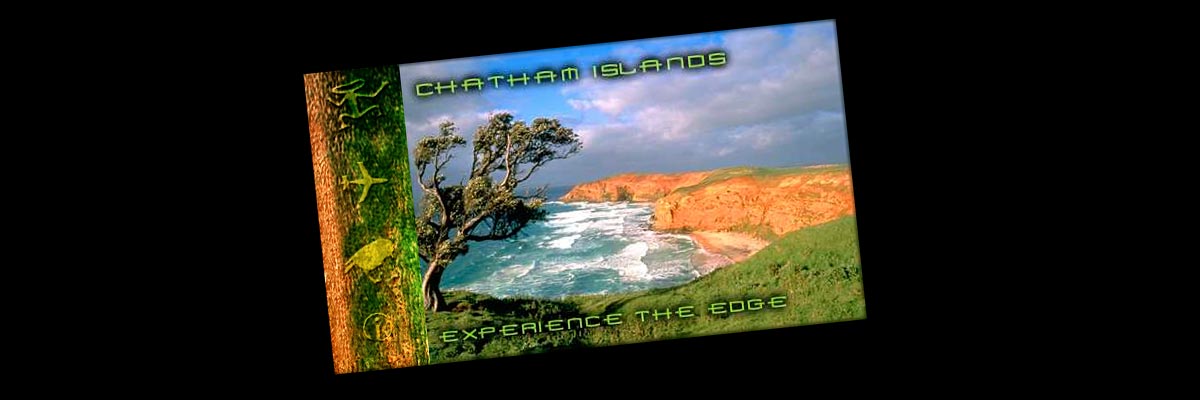 Chatham Islands - Experience the Edge website design details