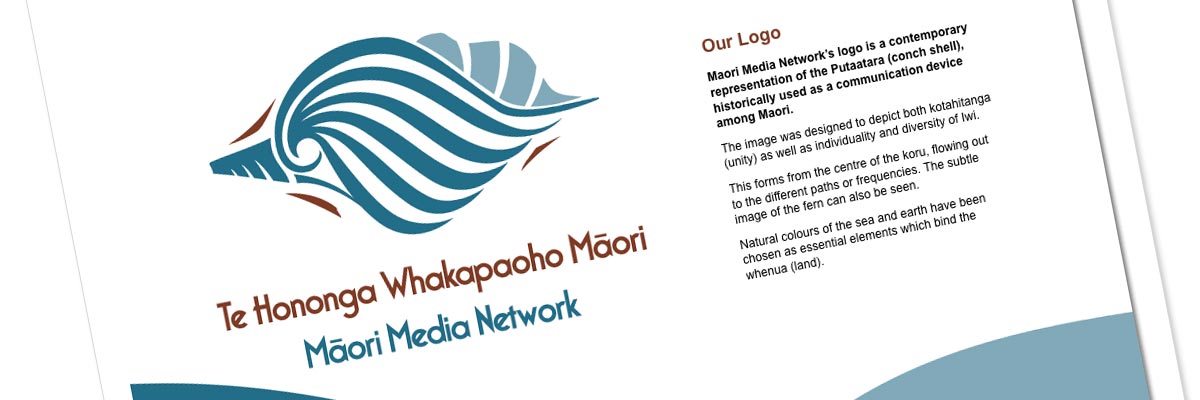 Māori Media Network website design detail