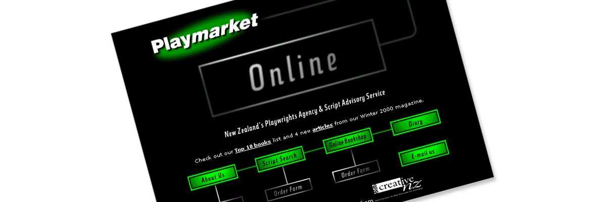 Playmarket website design details