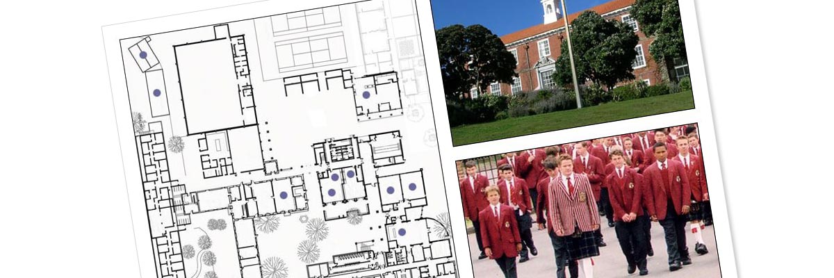 Scots College Virtual Tour website design details